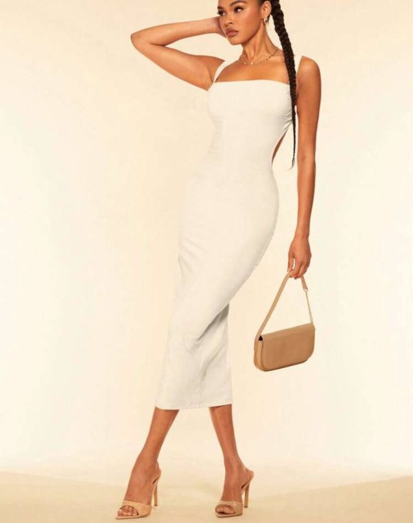 Vestido de Fiesta Pearl Square-Neck [TALLA XS]