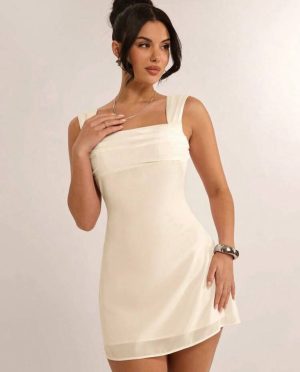 Vestido Corto Pearl Layered [TALLA M]