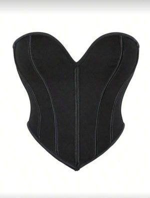 Top Corsé Strapless Escote V Profundo [TALLA M-L]