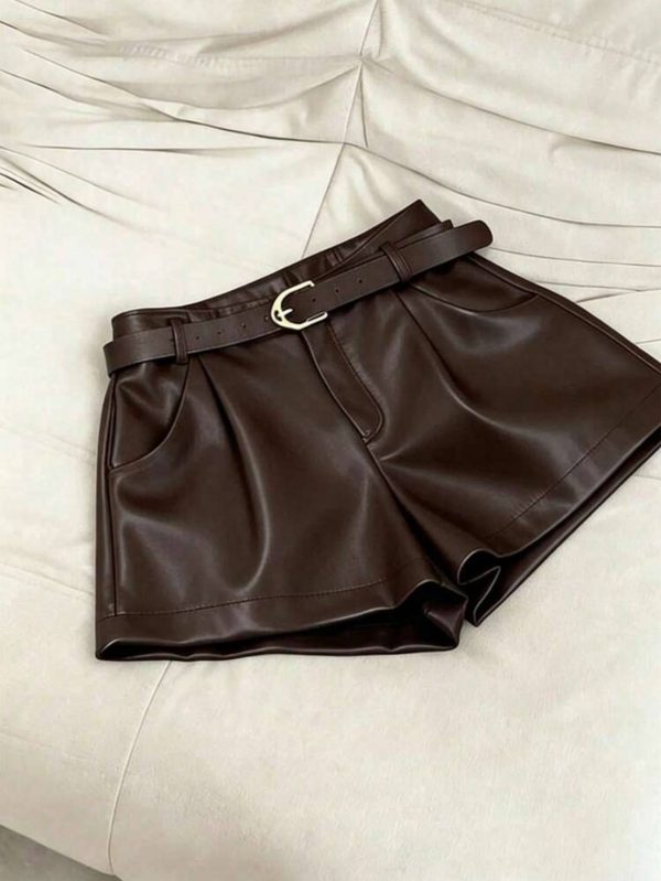 Short Estilo Cuero [TALLA M-XXS-XL]