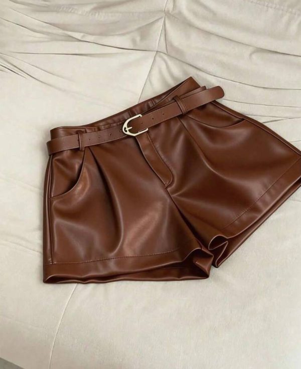Short Estilo Cuero [TALLA M-XXS-XL]