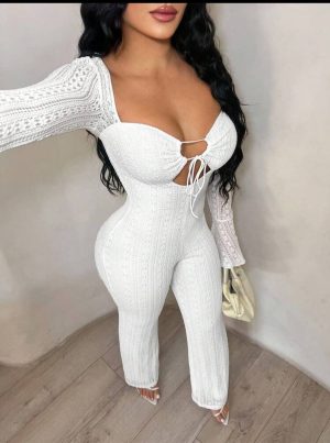 Enterizo Blanco Puro [TALLA L]