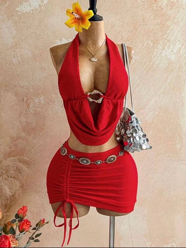 Conjunto Beach Club Fuego [TALLA M]