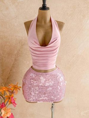 Conjunto Destello Rosa [TALLA M]