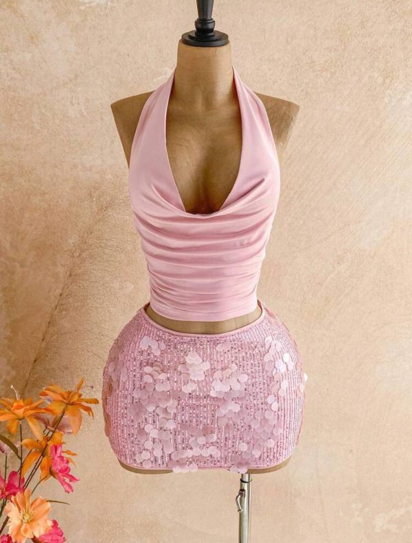 Conjunto Destello Rosa [TALLA M]