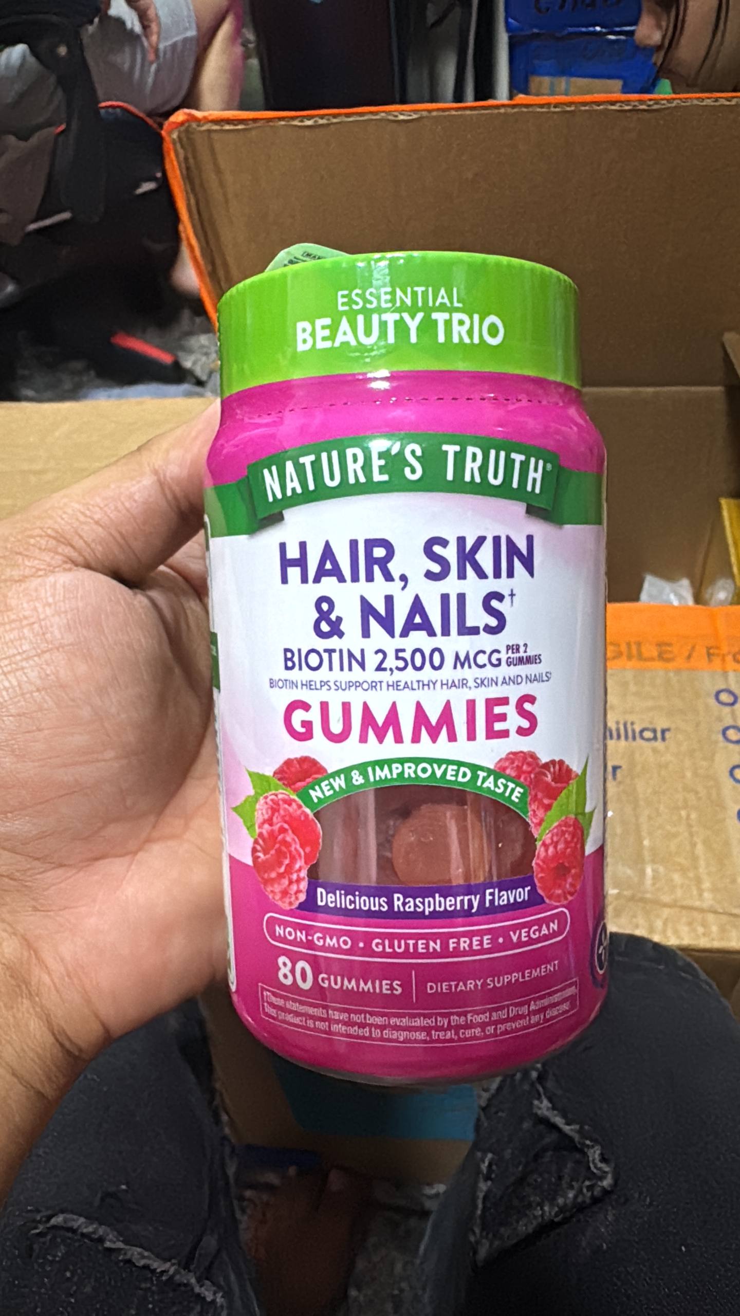 Vitaminas hair, skin y Nails